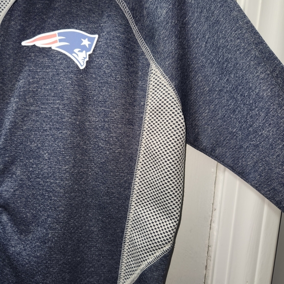 New England Patriots Blue Zip-Up Jacket Size Large NWOT - Picture 6 of 16